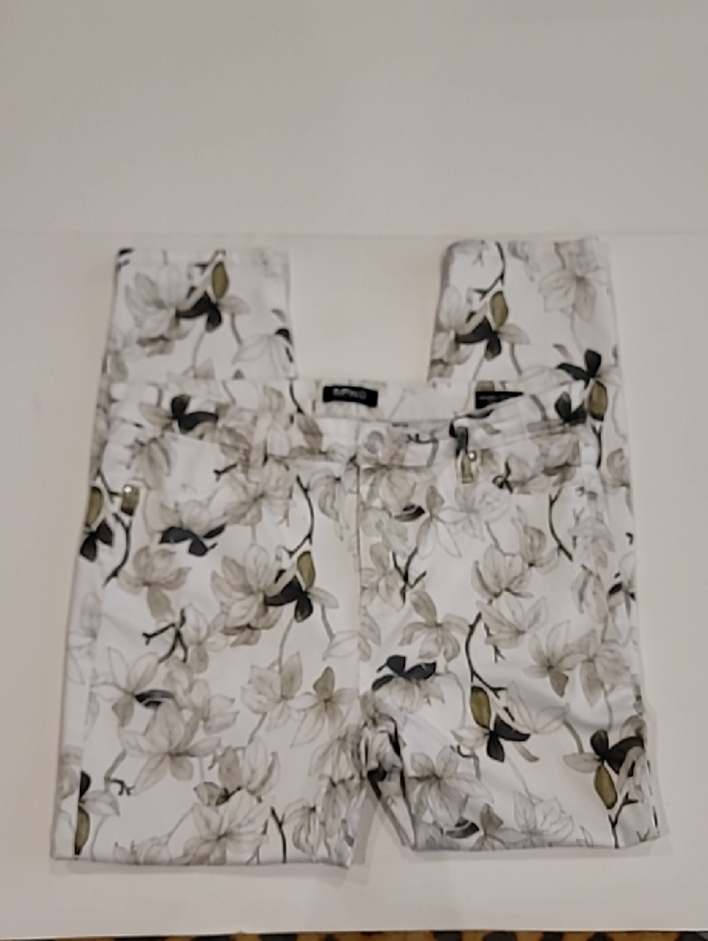 Buffalo David Bitton Havana High Rise Ankle Skinny Stretch Jeans White Gray 12 - Picture 3 of 12